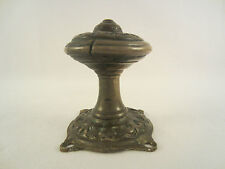 ANTIKER MESSING BRONZE KNAUF VERZIERT FENSTER GRIFF TÜR KNOPF RUND ANTIK UR-ALT