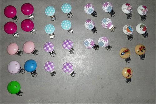Schnullerketten clips paket - schnullerketten,