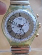 Swatch Chrono Golden Globe mit Flexarmband SCG 100