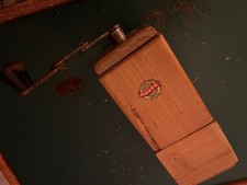 Alte Kaffeemühle Mokka  Leinbrocks Ideal,H18,B6,T7 cm,60er Jahre 