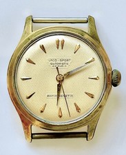 LACO SPORT AUTOMATIC wrist watch Uhr Gold vintage 60s 70s alte Automatik