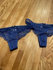 Stringtanga 2 Stk  M blau