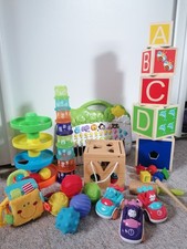 Kinder Baby Spielzeug Paket Eichhorn Stapel Becher Holz Kugel Bahn Auto Musik 