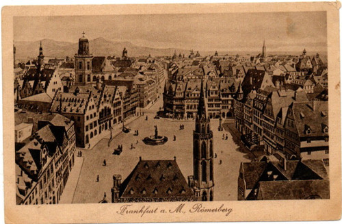 Ansichtskarte frankfurt main - ansichtskarte, frankfurt/main