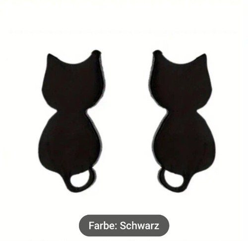 Edelstahl süße ohrstecker - edelstahl,
