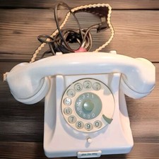 De Te We altes Bakelit Telefon sta 29, 5.59, Elfenbeinfarben