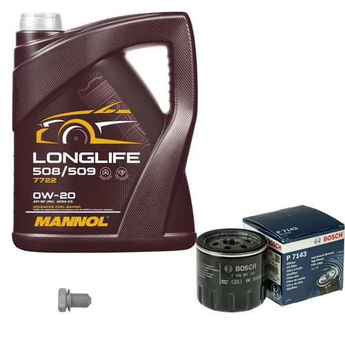 Bosch ölfilter mannol - bosch, 5l