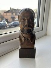 Ouro Artesania Holzfigur SANCHO PANZA Büste Spanien Holzfigur Büste RAR