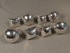 8  Serviettenringe versilbert Durchmesser 4,5 cm - vintage