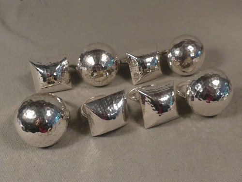 Serviettenringe versilbert - 8,