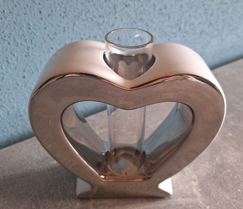 Herz skulptur vase - skulptur,
