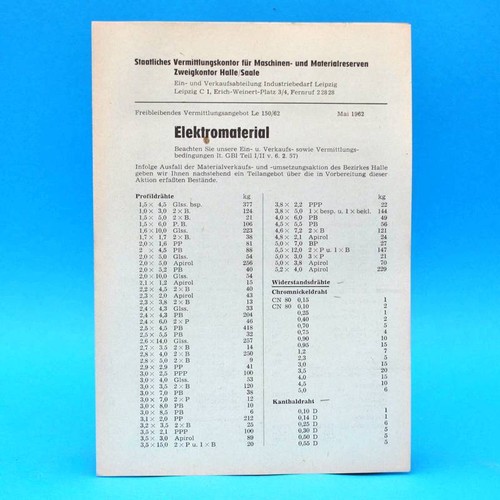 Elektromaterial - , |