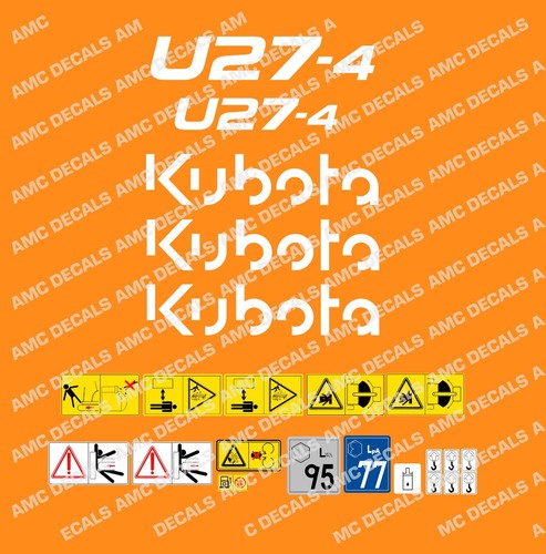 Kubota u27 mini bagger - kubota, u27-4