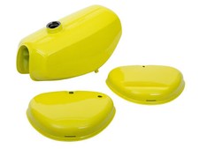 S51 Enduro Tankset Rapsgelb - Kraftstofftank & Seitendeckel für Simson S50 S53