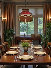 Downton Abbey Burgunderrot