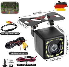 170° Auto-mobil Ruckfahrkamera Set mit Ultra HD 12 LED Nachtsicht 12V Universal 