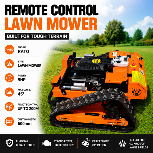 Remote control lawn - control, mower
