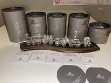 Swarovski Eisenbahn Lok 4 Anhänger Schiene