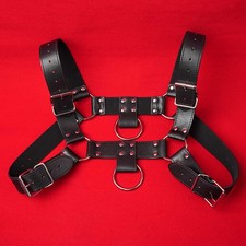 Herren Brust Harness Body Geschirr PU Leder Wäsche Clubwear Kostüm Männer 