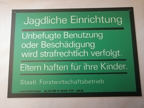Ddr forstwirtschaft jagd - ddr,