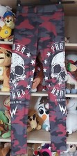 Streetwear Yakuza Hose, Totenkopf Motiv, S