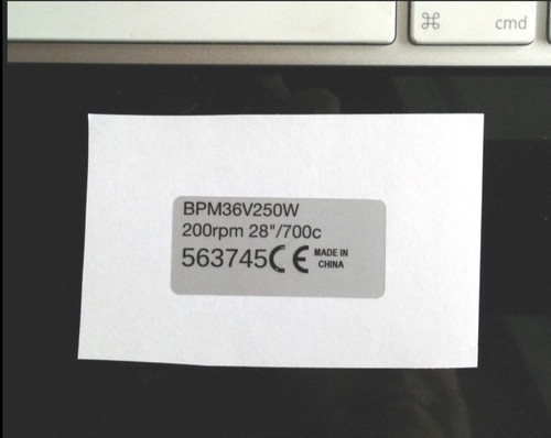 Pedelec ebike motor sticker - pedelec, 2x