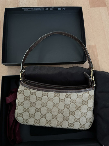 Gucci canvas schultertasche - canvas,