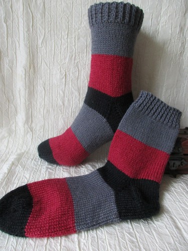 Wollsocken handgestrickt