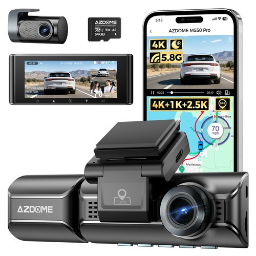 Azdome lens wifi dashcam - azdome, 5g