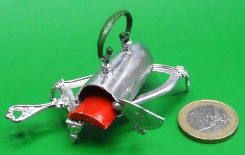 Miniatur zinn bügeleisen - miniatur, +