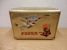 30er 40er  Edeka Tee Verkaufsschrank Vitrine Dose Blech 30s 40s sehr selten