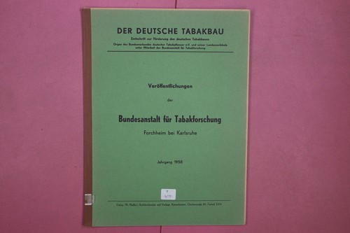 340255 der deutsche tabakanbau - deutsche,
