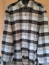 Haupt Herren Flanellhemd, braun/beige, Gr.44