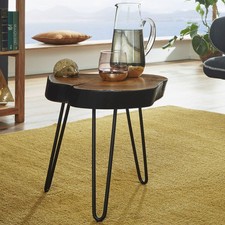 FineBuy Massivholz Sheesham