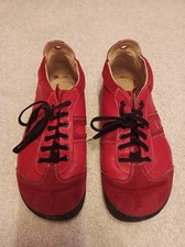 Exklusive Leder Barfuß-Schuhe Senmotic Gr 41, in Rot