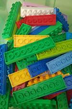 Lego Duplo • 10 x flache XXL Bausteine  • flache Steine • Bausteine
