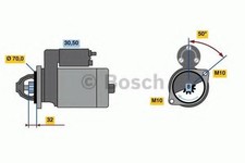 BOSCH 0 986 023 230 Starter Anlasser 1,4kW für SUZUKI SWIFT III (MZ, EZ) 12V
