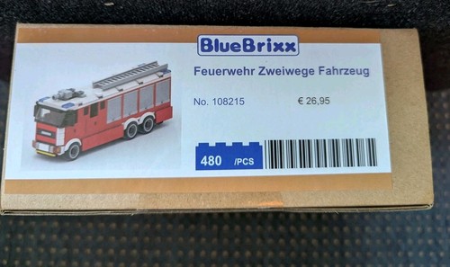 Blue brixx feuerwehr fahrzeug - feuerwehr,