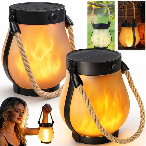 Led solar flamme fackel lampe - led,