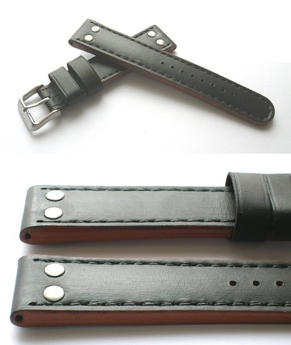 Vintage nietenuhrenarmband - vintage,