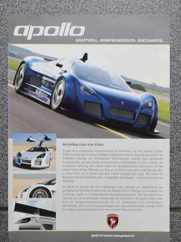 Gumpert apollo prospekt - apollo,