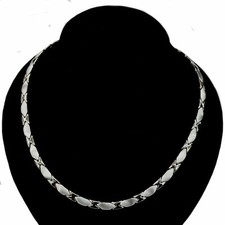 Edelstahl Collier Halskette