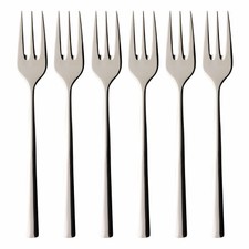 Villeroy & Boch Piemont Dessertgabeln Kuchengabel Set 6 tlg. 18/10 Edelstahl 