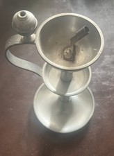 Alte Öllampe Zinn mit  Punze