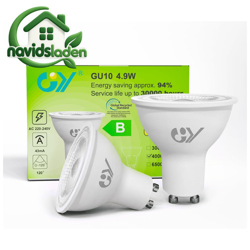 Gu10 led lampe - led, 4,9w
