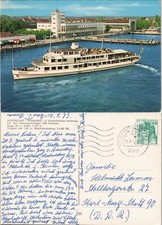 Friedrichshafen Bodensee Schiff Motorschiff SCHWABEN im Hafen 1977
