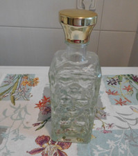 alte Weinbrandflasche, Glasflasche, als Karaffe nutzbar, Whisky, Brandy, Likör