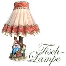 Tischlampe antik mit Figuren