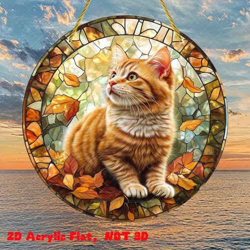 Sonnenfänger katze herbst - katze,