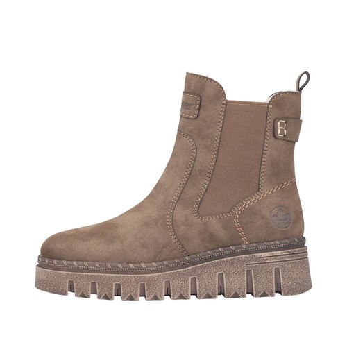 Rieker chelsea boots braun - chelsea,